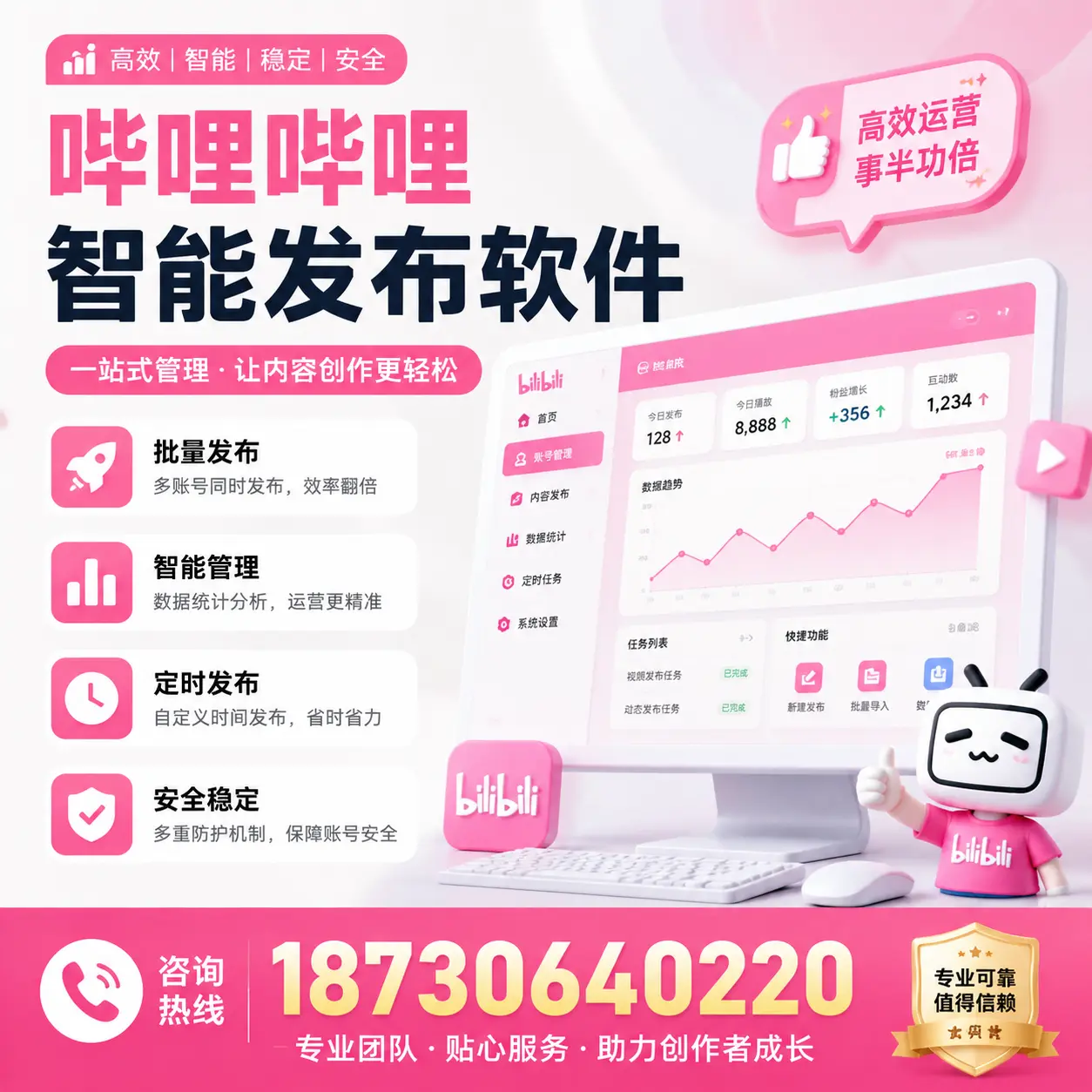 如何评估哔哩哔哩智能发布软件的ROI？鸡西 企业必读